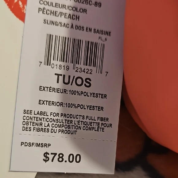 Wildfox Vibrant Orange Sling Bag - Picture 2 of 5